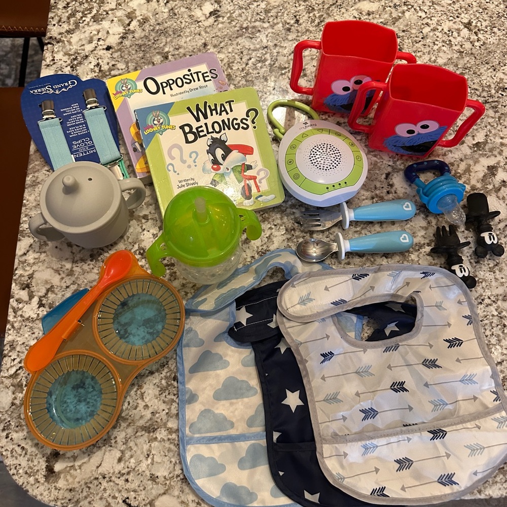 Colorful Baby Feeding and Learning Set
